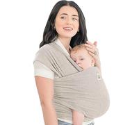 KeaBabies Baby Wrap Carrier - All in 1 Original Breathable Baby Sling, Lightweight, Hands Free Carrier Sling, Newborn to Infant Wraps (Stone Gray)