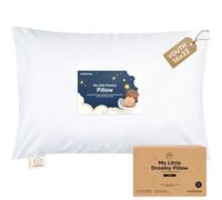 KeaBabies Youth Pillow with Pillowcase, 16x22 Toddler Pillow (Soft White)