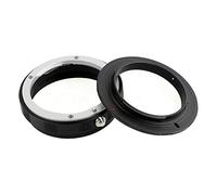 Keabroir 49mm Metal Macro Reverse Adapter Ring Manual Focus Camera Mount Lens Converter + Rear Lens Mount Protection Ring Compatible for Alpha E NEX Mirrorless Camera and Lens NEX-49K