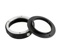 Keabroir 52mm Metal Macro Reverse Adapter Ring Manual Focus Camera Mount Lens Converter + Rear Lens Mount Protection Ring Compatible for Alpha E NEX Mirrorless Camera and Lens NEX-52K