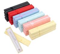 Keadic 24Pcs 6 Colors Jewelry Gift Boxes, 1.57” x 7.9 x 1.2 Necklaces Bracelets Storage Cardboard Cases with Lids and Satin Ribbons Bowknot for Anniversaries Weddings