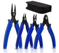 Keadic 4-in-1 Jewelry Pliers Tools: Beads Crimping, Split Ring, Wire Cutter & Round Nose Pliers - Jewelry Making Supplies for Beading, Necklaces, Earrings & Bracelets