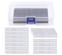 Keadic 5000Pcs 5/8 Inch 18 Gauge Brad Nail F15 Galvanized Steel Straight Finish Nails Gun Electric Finishing Pin Brads Nail for Moldings Furniture Rails Cabinets Installation