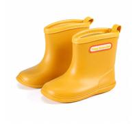 KEAGAN Baby Wellies Waterproof Lightweight Toddler Rain Boots | Anti-Slip Rubber Sole Easy On/Off PVC Wellies for Little Kids Boys Girls, Puddle Jumping School Outdoor Rainy Days