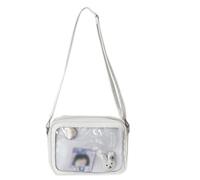 KeAiDMon Japanese shoulder bag ins ita bag anime DIY bag Badge Display Transparent Bag for women