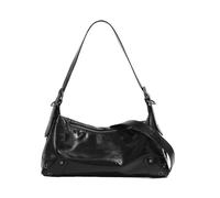 KeAiDMon Women Retro Hobo Shoulder Bag Large Capacity Vintage Crossbody Purse Adjustable Strap Y2K Underarm Bag for Fall Winter (black)