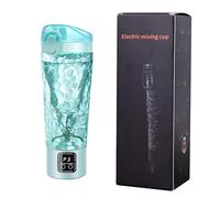 KEAIDUO Electric Protein Shaker Bottle, 700ml/24oz Mixer Cup for Shakes and Meal Replacements, BPA Free, USB C Rechargeable Portable Shaker Cups Green