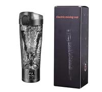 KEAIDUO Electric Protein Shaker Bottle, 700ml/24oz Mixer Cup for Shakes and Meal Replacements, BPA Free, USB C Rechargeable Portable Shaker Cups Black