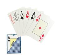 KEAIDUO Waterproof Playing Cards 100% Plastic, Professional Poker Cards for Texas Holdem Blue Backs