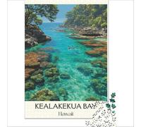 Kealakekua Bay jigsaw 1000 pieces | an enjoyable activity to keep the mind active and improve concentration and attention over time to enjoy at home50x75cm