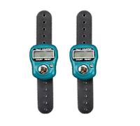 KEALBAUS 2X LCD Electronic Finger Hand Ring Knitting Row Tally Counter Pedometer Digital Hand Tally Counter Random Color