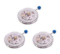 KEALBAUS 3X for ETA 2824-2 Sellita SW200 White 3H Mechanical Watch Movement, Silver