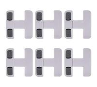 KEALBAUS Fridge Door Lock for Kitchen Guard,Refrigerator Freezer Door Lock for Baby Child Toddler Pet Proof 6 Pack
