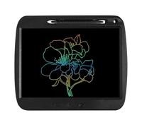 KEALBAUS Rechargeable LCD Writing Tablet for Kids, 9 Inch Colorful Doodle Board, Erasable Drawing Tablet Drawing Pad,Black Easy Install
