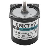 KEALLANS 1Pcs 68Ktyz Mini Gear Motor Ac 220V 28W 2.5R/Min Large Torque Permanent Magnet Synchronous Gear Motor