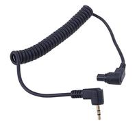 KEALLANS 2.5 mm -C3 Off Camera shutter release cable connection cable, for 1D / 5D / 6D / 5DII / 5DIII / 7D / 10D / 20D / 30D / 40D / 50D flash trigger