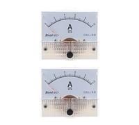 KEALLANS 2 x 85C1 0-10A DC Analogue Rectangular Amperemeter
