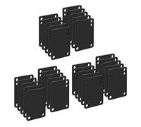 KEALLANS 30 Pieces Series 3mm Skateboard Riser Shock Pads Long Rise Pads Skateboard Pads Soft Shock Pads Long Board Shock Pads