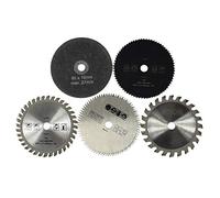 KEALLANS 5-Piece Set of Carbide Cutting Blade Small Circular Saw Blade 85mm Woodworking Household DIY Saw Blade