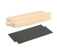 KEALLANS 7.25 &15 Dual-Purpose Guitar Fretboard Radius Sanding Block, Fret Fretboard Leveling Sanding Block + Sanding Paper