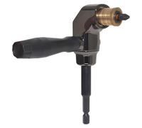 KEALLANS Right Angle Drill Attachment, All Metal Body 90 Degree Drill Adapter with Detachable Handle, Drill Bit Corner Adapter Easy to Use