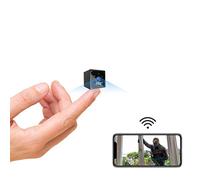 KEAN Spy Camera, 4K HD Mini WiFi Wireless Hidden Camera Smallest Security Cameras with App Micro Nanny Cam Night Vision Motion Activated Alerts Secret Surveillance Cameras for Indoor/Home