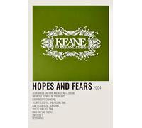 Keane Hopes and Fears A3 Print Poster Album Songlist Wall Art Decor.