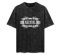 Keane Hopes and Fears T-Shirt Printed Tee Graphic Top for Men Black Shirt L