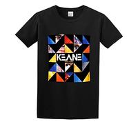 Keane Perfect Symmetry T-Shirt Man's Fashion Black Unisex Tees