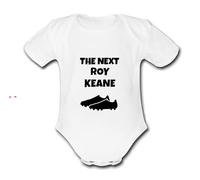 Keane Roy The Next CUSTOMISABLE. INSTANT PREVIEW AVAILABLE Unique FOOTBALL Baby Name Vest Grow Babygrow Bodysuit CHANGE NAME AND COLOUR