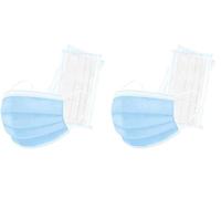 Keangs LOVE trends LT-50-PC Polypropylene 3-layer protective masks with ear hooks, blue, 50 pieces (Pack of 2)