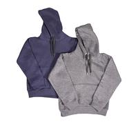 Keanu (2-Pack Mens Pullover Hoodies - Super Soft Hooded Sweatshirt with Fleece Lining - Hoody Hooded Top - UK Sizes S M L XL 2XL (Navy/Charcoal Pack, 2XL)