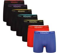Keanu Boy's Days of The Week Cotton Blend Boxer Shorts (Pack of 7) | Size: 7-8 Years Keanu Multicolor 7-8 Years