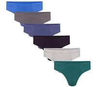 Keanu Kids Boys Slip Briefs - 6 Pack Underwear - 100% Jersey Cotton - Assorted Colours - 7-8 Years