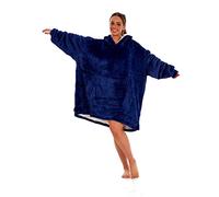Keanu KL753 - Navy - Fully Lined Hooded Lounger - AOP - Adult Size