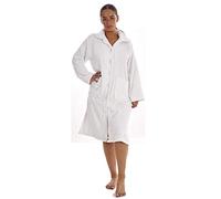 Keanu Ladies Button Gown - White - Size 16-18 - KL727