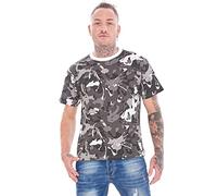 Keanu Mens 3 Pack Camo T Shirts - 100% Cotton - Camouflage Army Military Style Designs - S M L XL 2XL (Black, Extra Large)