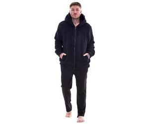 Keanu Mens Borg Hoodie - Supersoft Sherpa Hoodies - Fluffy Fleece Jacket Hooded Top - Loungewear, Outerwear - S M L XL 2 XL