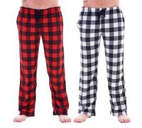 Keanu Men's Buffalo Check Lounge Pants Pack of 2 in Red | Size: Medium Keanu Red M