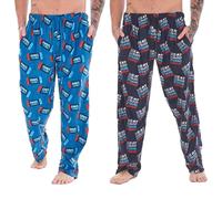 Keanu Men's Gamer Pyjama Bottoms Pack of 2 in Dark Blue | Size: Large Keanu Dark Blue L