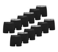Keanu Men's Plain Boxer Shorts (Pack of 12) in Black | Size: Medium Keanu Black M