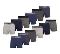 Keanu Men's Plain Boxer Shorts (Pack of 12) in Blue | Size: Large Keanu Blue L