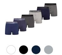Keanu Mens Plain Boxer Shorts (Pack of 6) TC471
