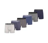 Keanu Mens Plain Boxer Shorts (Pack of 6) TC471