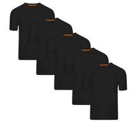 Keanu Men's Plain T-Shirt (Pack of 5) S in Black | Size: Small Keanu Black S