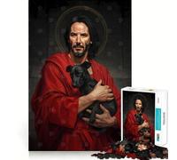 Keanu Reeves As Saint 1000 Piece Jigsaw Puzzles for Teenagers Brain Think Snug Connection Real Challenge Christmas Idea (50x75cm)