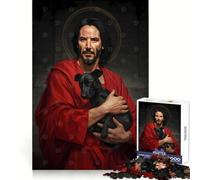 Keanu Reeves As Saint 1000 Piece Jigsaw Puzzles for Teenagers Brain Think Snug Connection Real Challenge Christmas Idea (50x75cm)