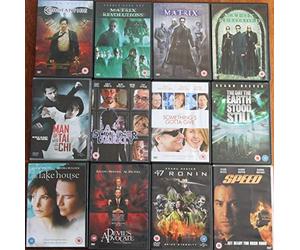 KEANU REEVES Mega Collection 12 DVDS CONSTANTINE matrix 1 2 3 MAN OF TAI CHI 47 ronin SPEED lake house DEVIL'S ADVOCATE a scanner darkly SOMETHING'S GOTTA GIVE ...