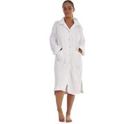 Keanu Womens/ladies Button-Down Cotton Towel White (16-18 Uk)