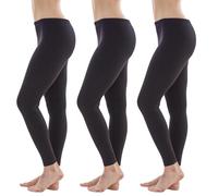 Keanu Women's Everyday Leggings (Pack of 3) in Black | Size: Medium Keanu Black M